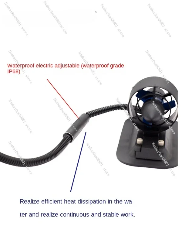 Suitable for U2 12V 2.6kg underwater thruster nesting boat ROV fully waterproof plant protection pesticide mixer