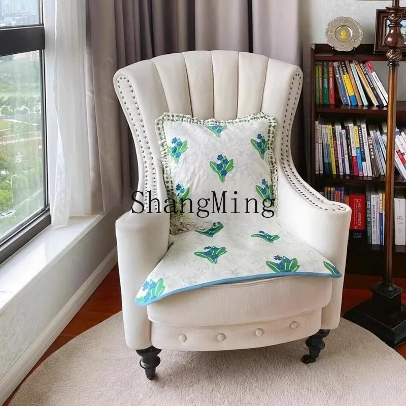 FG  good-looking single sofa tiger high back chair small apartment simple sofa cream style leisure chair