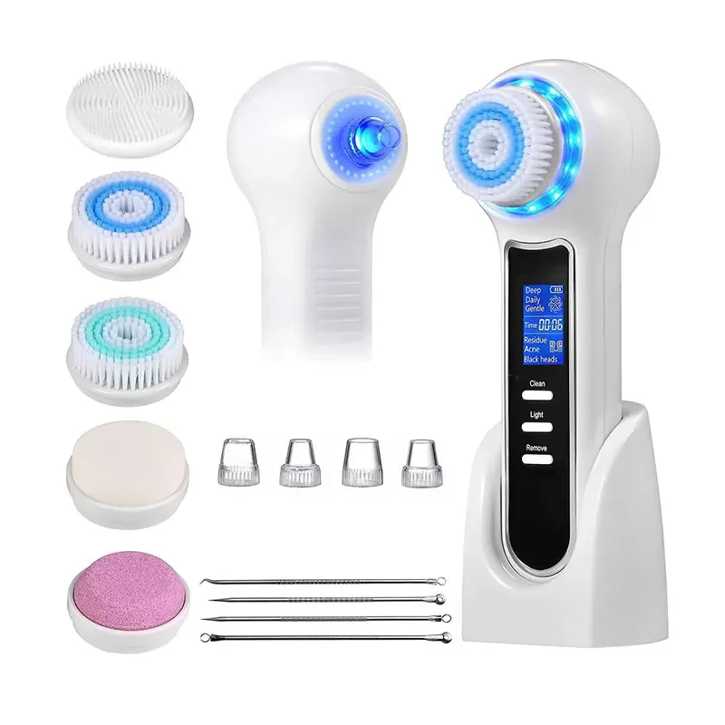 Electric Cleanser Device Face Brush Facial Cleansing Brush Face Scrubber Wireless Electric Cleanser Device Face