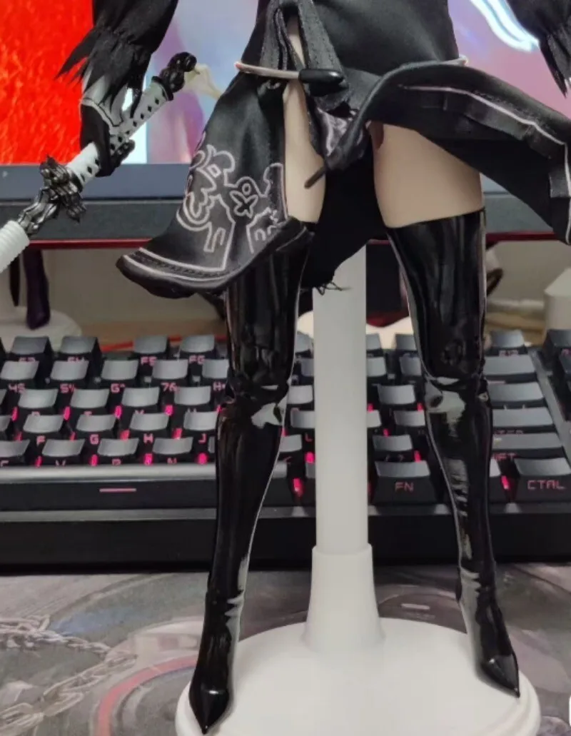1/6 Female Soldier Thigh Boots, High Boots Model for12''worldbox AT202,AT203