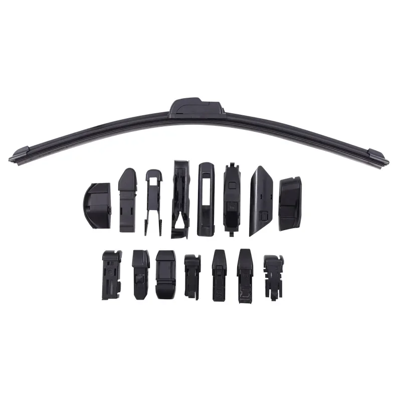 شفرات ممسحة خالية من العظام الجيل الثاني |   12-28 بوصة عالمية - شفرة مطاطية على شكل حرف U |   مسح واضح للسيارات/الأشعة فوق البنفسجية/الشاحنات/RVs