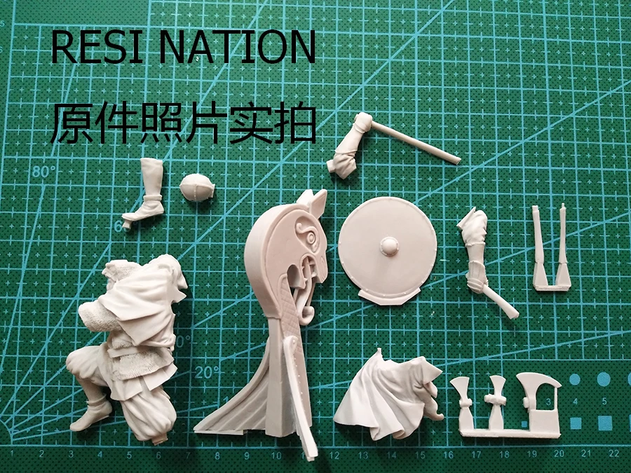 1/24 Die-cast Resin Figure Model Assembly Kit Medieval Mannequin Toy Unpainted Free Delivery (75mm)