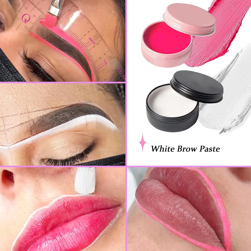 20 جرام Microblading قلم تحديد الحواجب الوشم الحاجب لصق تجميل دائم أداة رسم الخرائط لموضع الحاجب والشفاه شكل #4