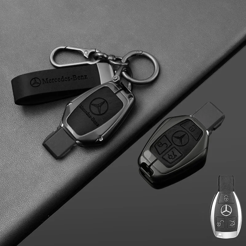Protected Fob Bag Accessories For Mercedes Benz A B C E Class GLS GLA GLK GLC CLS CLA AMG W204 W205 Car Key Case Cover Shell