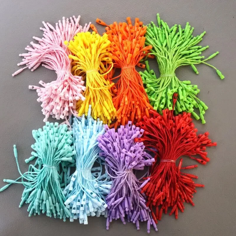 100PCS Clothing Tag Rope 8cm Length Cords Polyester Hanging Tablets for Garment Bag Tags Cards, DIY Clothing Lables Accessories