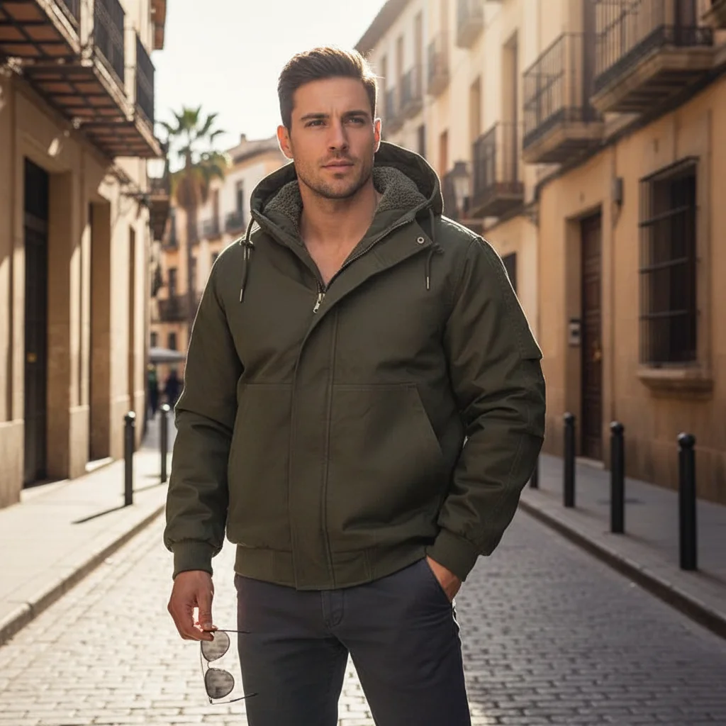 Winter Men's Fleece Warm Bomber Jackets Fashion Men Cotton Thermal Tactical Hooded Coats Men Multi-pocket Windbreaker Jacket 6XL