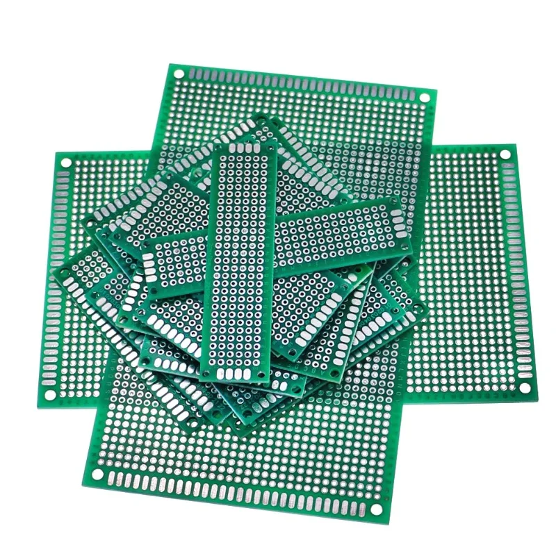 Double-sided perforated universal board (suitable for PCB) 2x8~9x15 circuit board DIY experimental breadboard