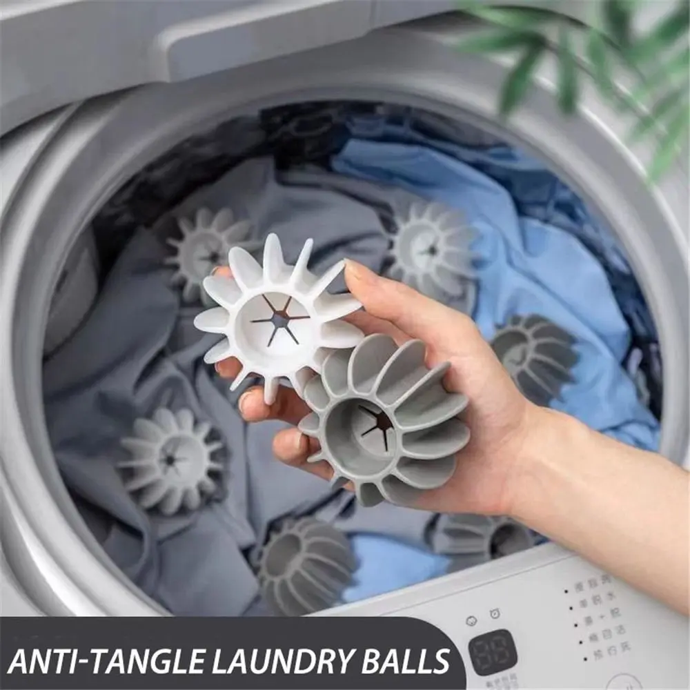 Reusable Silicone Laundry Balls Prevent Winding Decontamination Laundry Products Cleaning Tools Cat Hair Catcher Home & Living