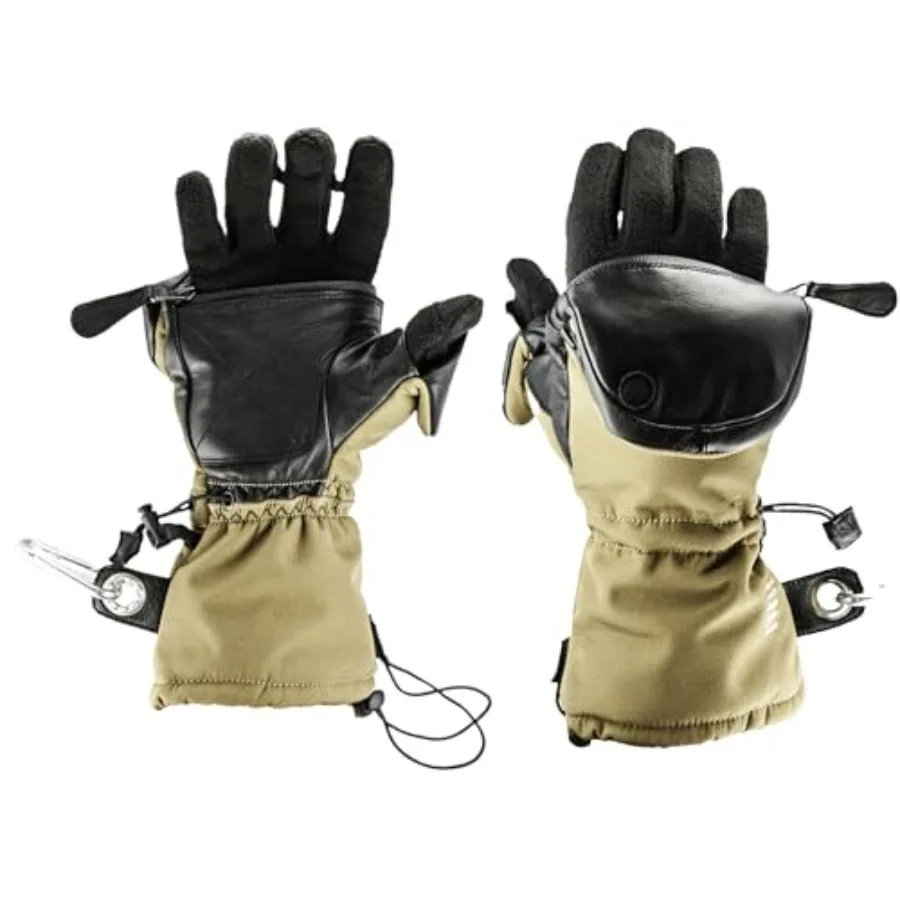 

HWI Gear CFCM Convertible Fold-Away Cold Weather Mitt Transforms to Gloves Water-Resistant Touchscreen Capable