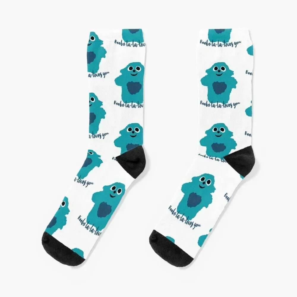 

Beebo la-la-loves you Socks loose Crossfit hiphop anti-slip Socks Man Women's