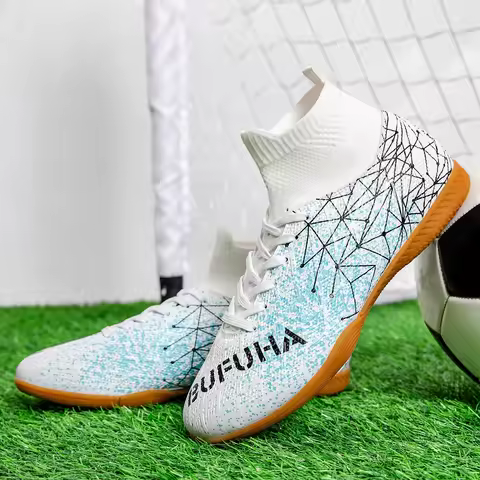 Men Soccer Shoes TF High-quality Breathable Unisex Football Boots Professional Sneakers Ultralight Match Hot Sale Women Match