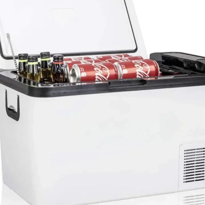 Plastic camping refrigerator 12v compressor freezer 25L capacity truck traveler cooling function Hot sales
