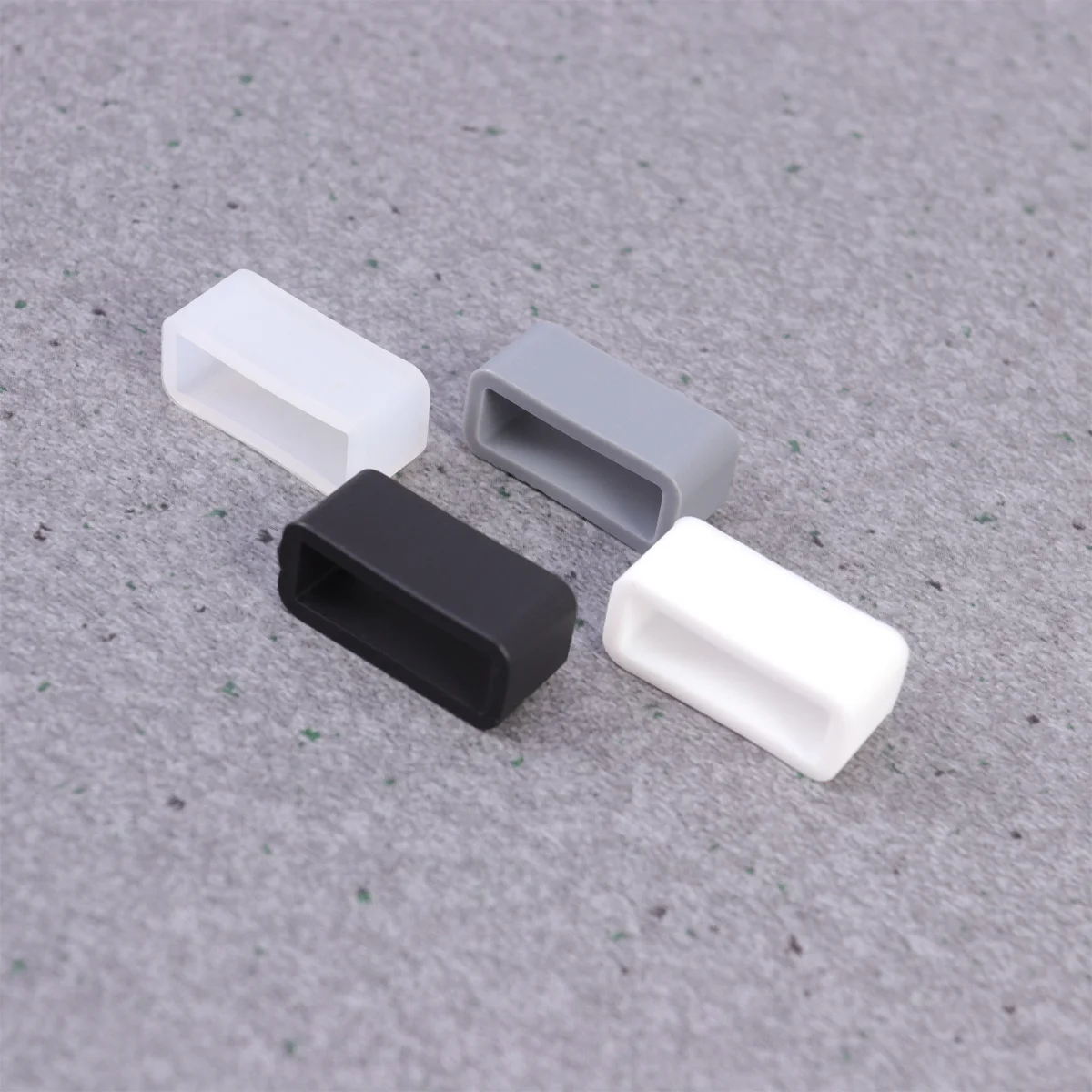 

4pcs 16Mm Silicone Watch Strap Bezel Ring Replacement For Smartwatch Watch Accessories Plastic Bezel Activity Loop Glue Gasket