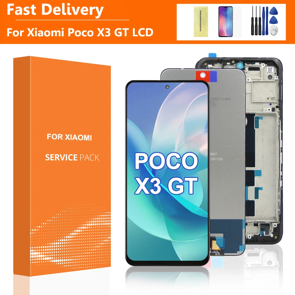 For Xiaomi POCO X3 GT 21061110AG 6.6'' LCD Display Touch Screen