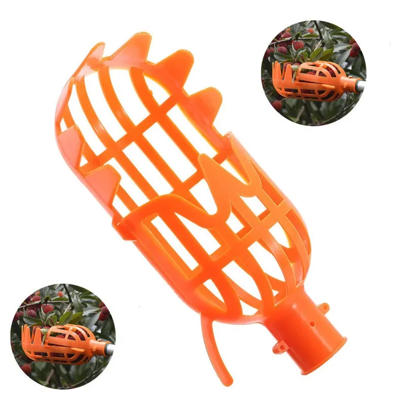 Garden Basket Fruit Picker Head Plastic Fruit Picking Catcher Agriculture Orchard High-altitude Bayberry Jujube Picking Tool