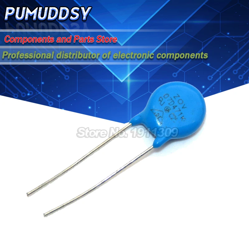 10PCS varistor 07D471K 470V piezoresistor 7D471K 07D471