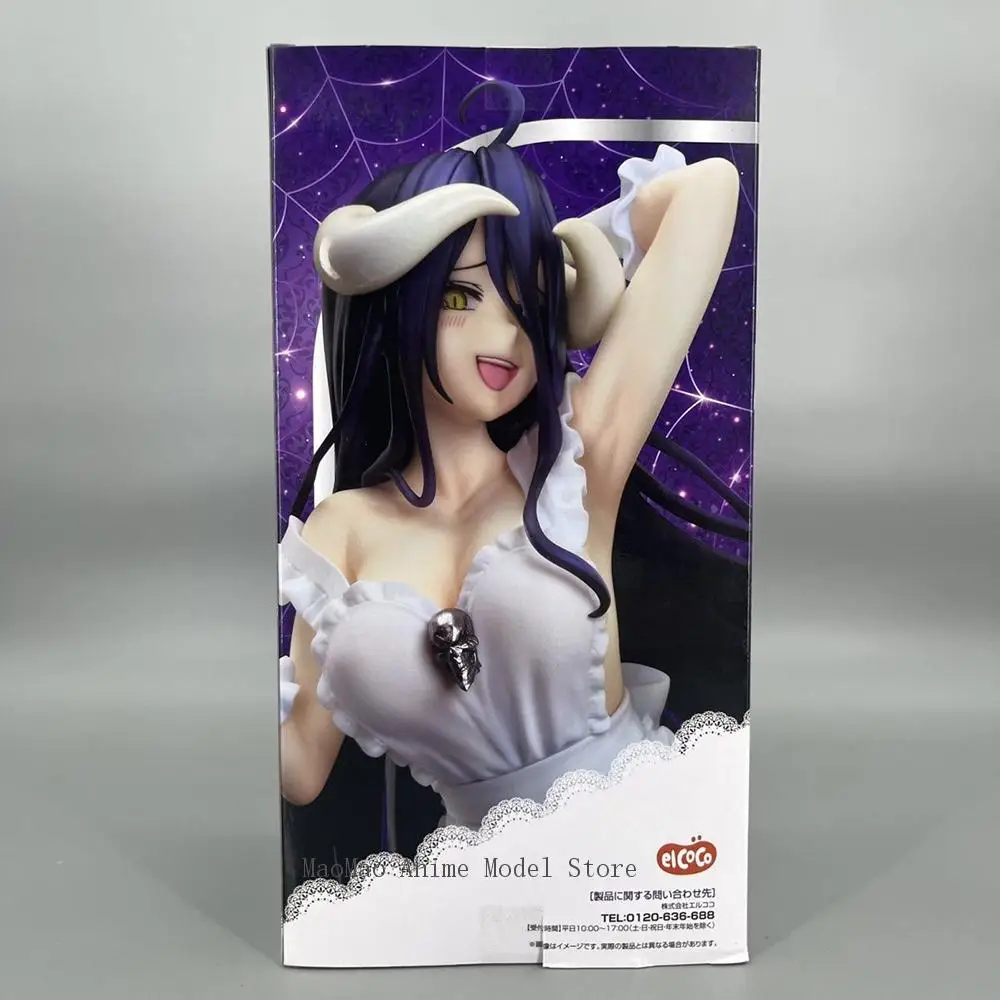 

В наличии оригинальная elCOCO 1/7 Overlord IV Albedo Maid Ver 26,2 см, оригинальная фигурка, модель из ПВХ, коллекционные украшения, подарки