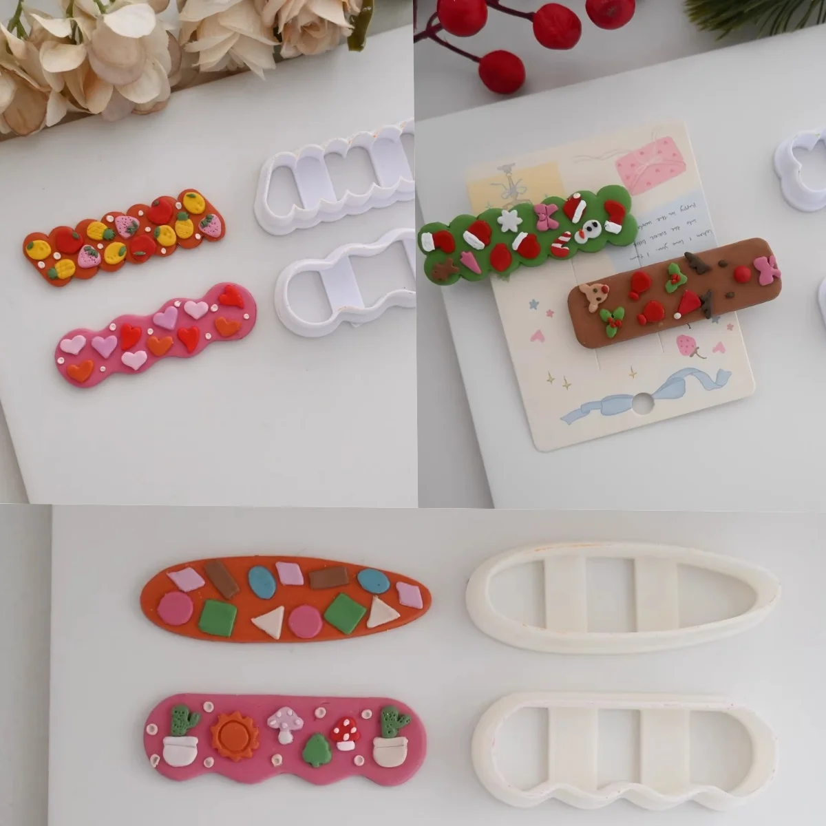 Hair Clip Clay Mold…