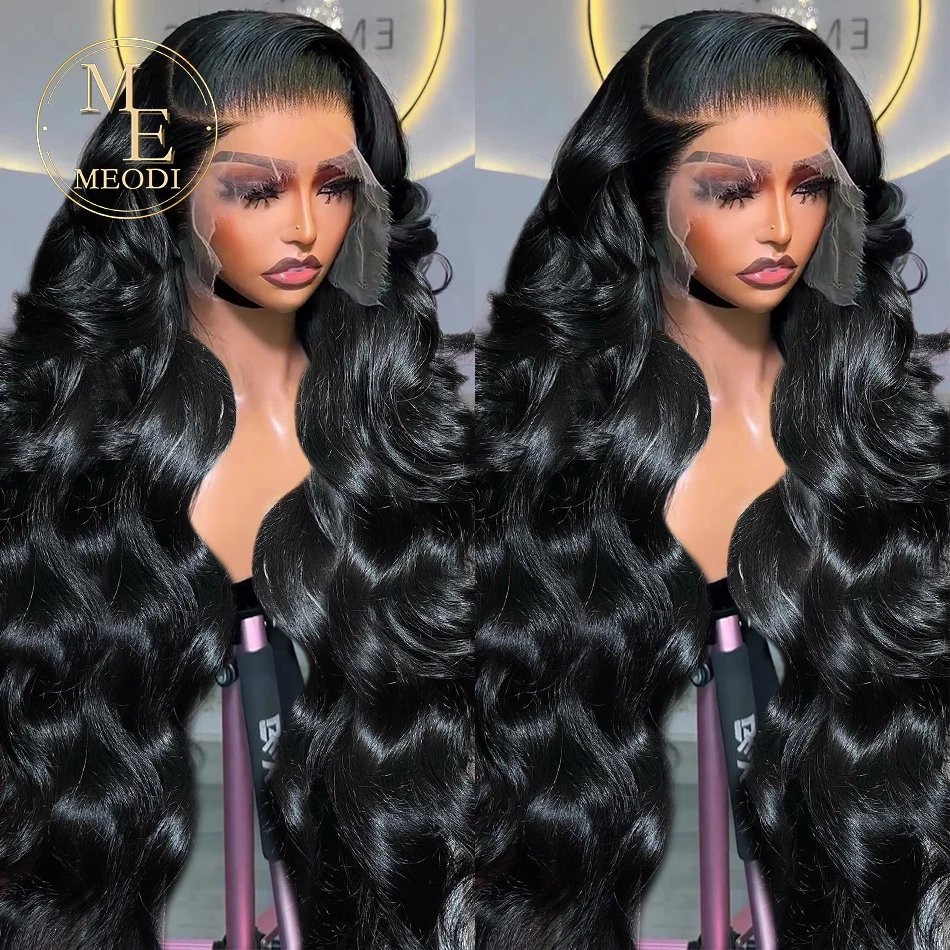 

Meodi 13x6 Hd Body Wave Lace Frontal Wig Human Hair 13x4 Brazilian 30 40 Inch Pre Plucked Lace Wigs For Women 360 Lace Front Wig