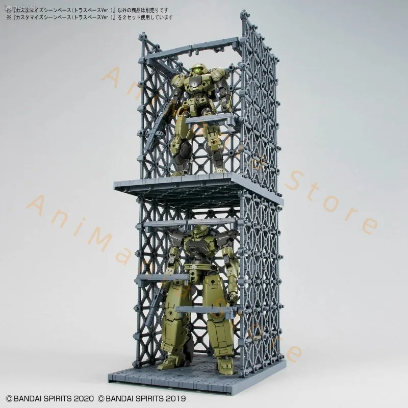 In Stock BANDAI 30 MINUTES MISSIONS CUSTOMIZE SCENE BASE(TRUSS BASE Ver.) Perfect for 1/144 Scale Kits Action Hobby Toy Assembly view 6