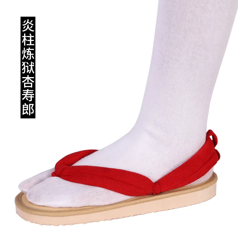 NONE 1 Paar Anime Kinderspion Kalligraphie Tanjiro Nezuko Zenitsu Giyu Shinobu Kyoujuro Muichiro Mitsuri Sandalen Geta Clogs Flip Flops 5