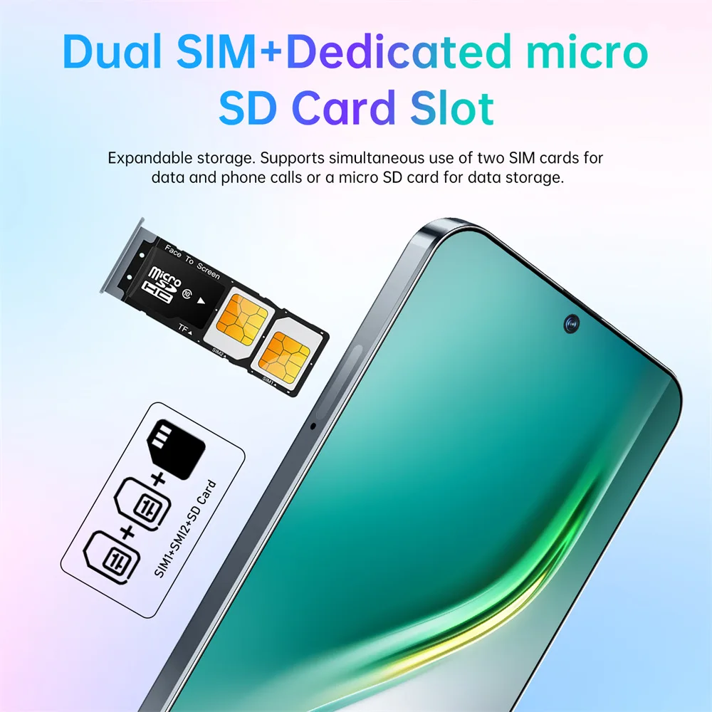High-end C40Pro Mobile Phone 8000mAh Snapdragon 8 gen3 Smartphone 5G Dual SIM Android 14 Cellphone 22GB+2TB Cell Phone 2025 image 6