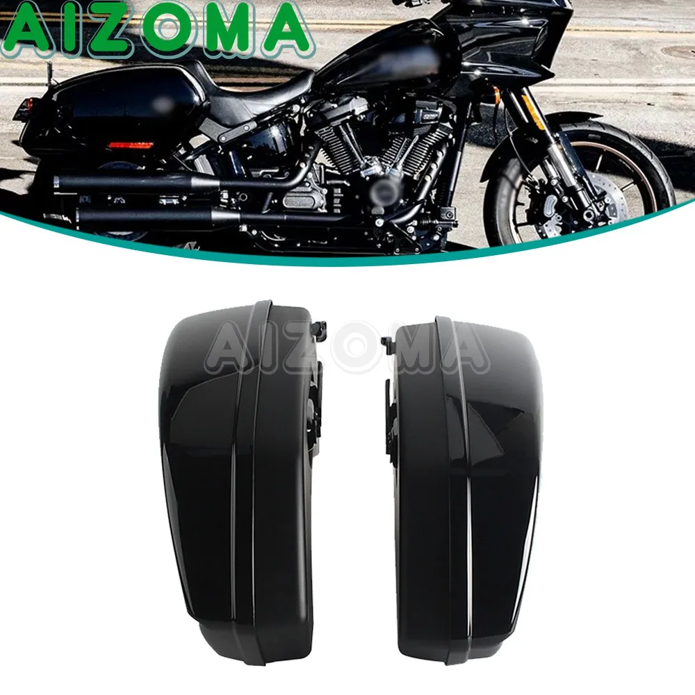 

Motorcycle Trunk Side Hard Bag Luggage Box For Harley Softail Low Rider FXLR 2018 2019 2020 Left Right Saddlebags W/ Docking Kit