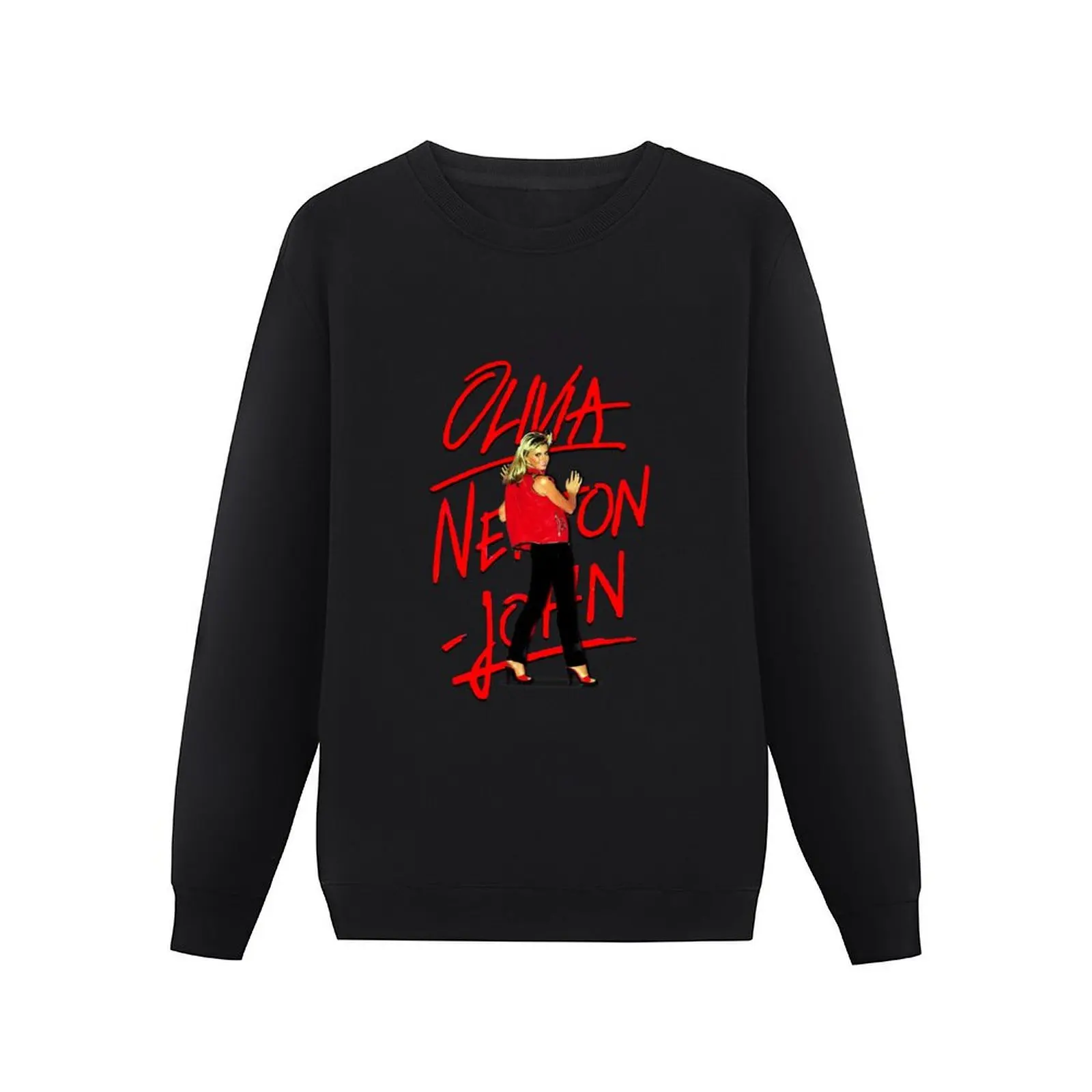 OLIVIA NEWTON-JOHN - Totally Hot Retro Vintage Pullover Hoodie japanese style men's sweatshirts