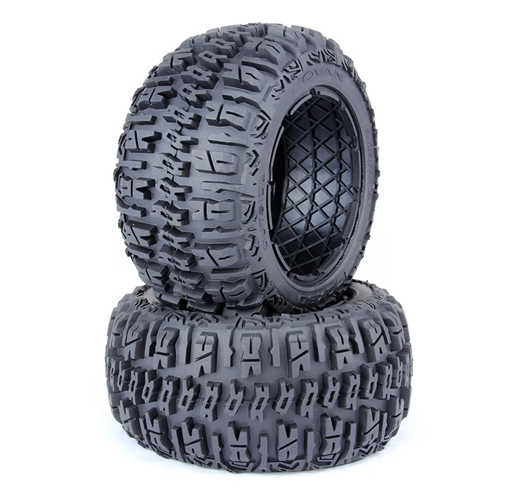 5B Upgraded Front or Rear Knobby Tire Skin Set Fit 1/5 HPI Baja 5B SS Rovan King Motor