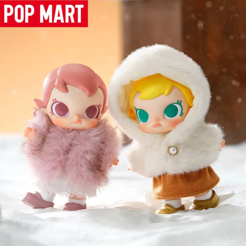 

Новый горячий POP MART оригинальный Baby Molly Winter Fit Check Series слепая коробка виниловая кукла подвеска настольная игрушка Guess сумка декор комнаты подарок