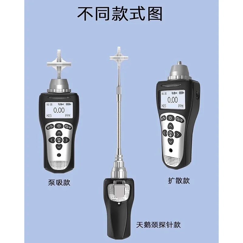 Portable Combustible Gas Detector Pump Suction Diffusion Detector