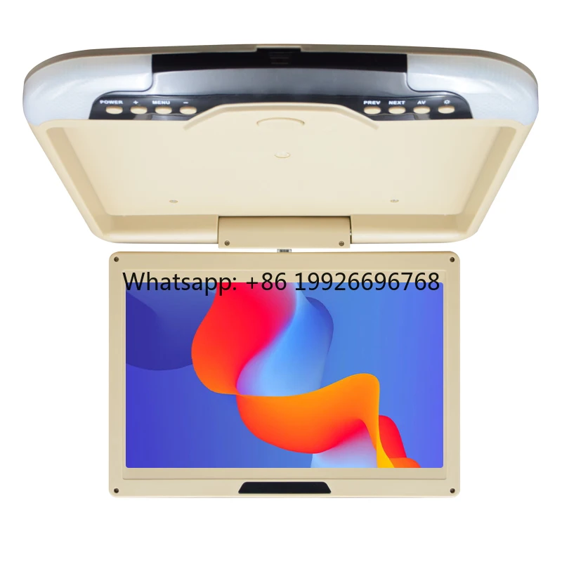 

Good Price 12.1 Inch Car Roof MP5 Monitor Car Flip Down with Display Temperature 1080P USB TF Card for Universal Car