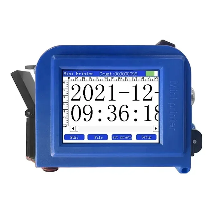 

Uyin High Resolution Bar Qr Code Glass Bottle Expiry Batch Date Printing Machine Portable Handheld Tij Inkjet Printer