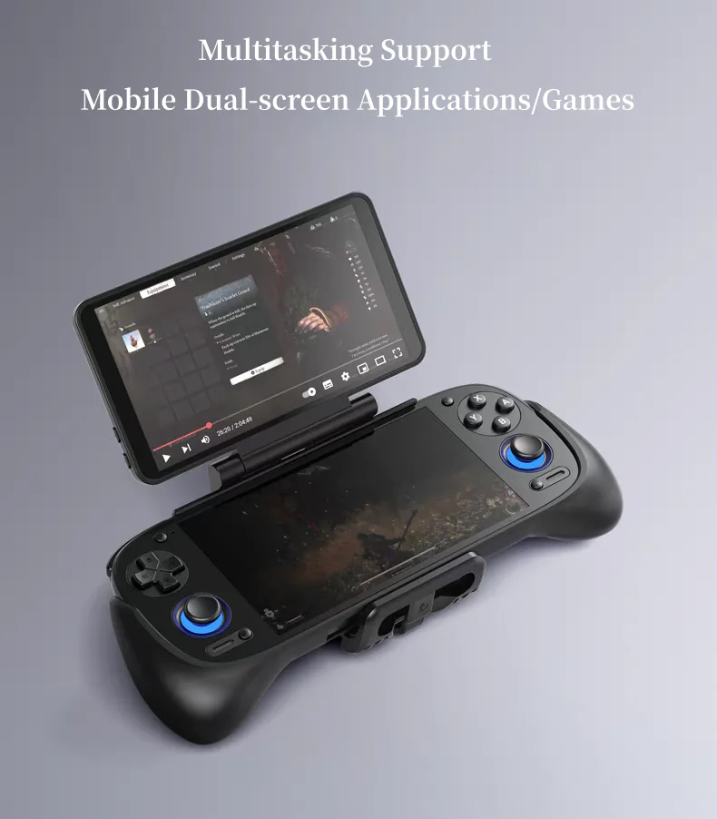 Retroid Pocket 5 Dual Screen Add-on  Back Clip 1080P 5.5 inch OLED Screen For RP5 RPmini V2 RP4 Pro Extended Display Screen