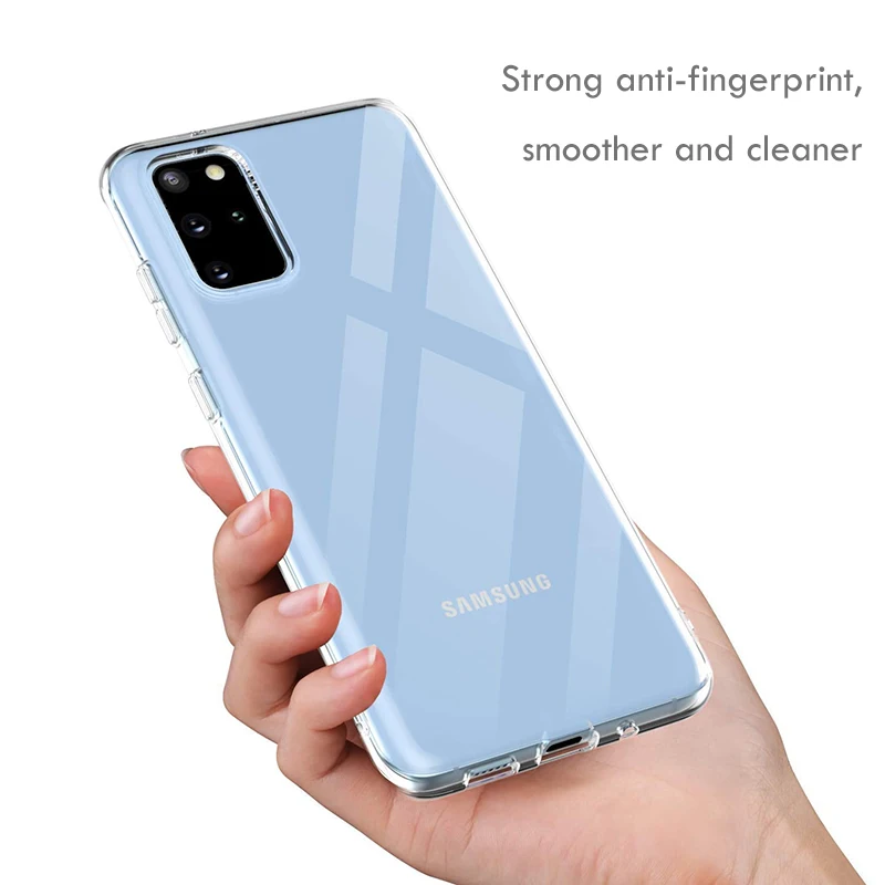 Ultra Thin Silicone Clear Protection Cover for Samsung A71 A51 A41 A31 A21s A12 A70 A50 A30 A20 A10 S20 Fe S20 S21 S22 Plus Case view 3