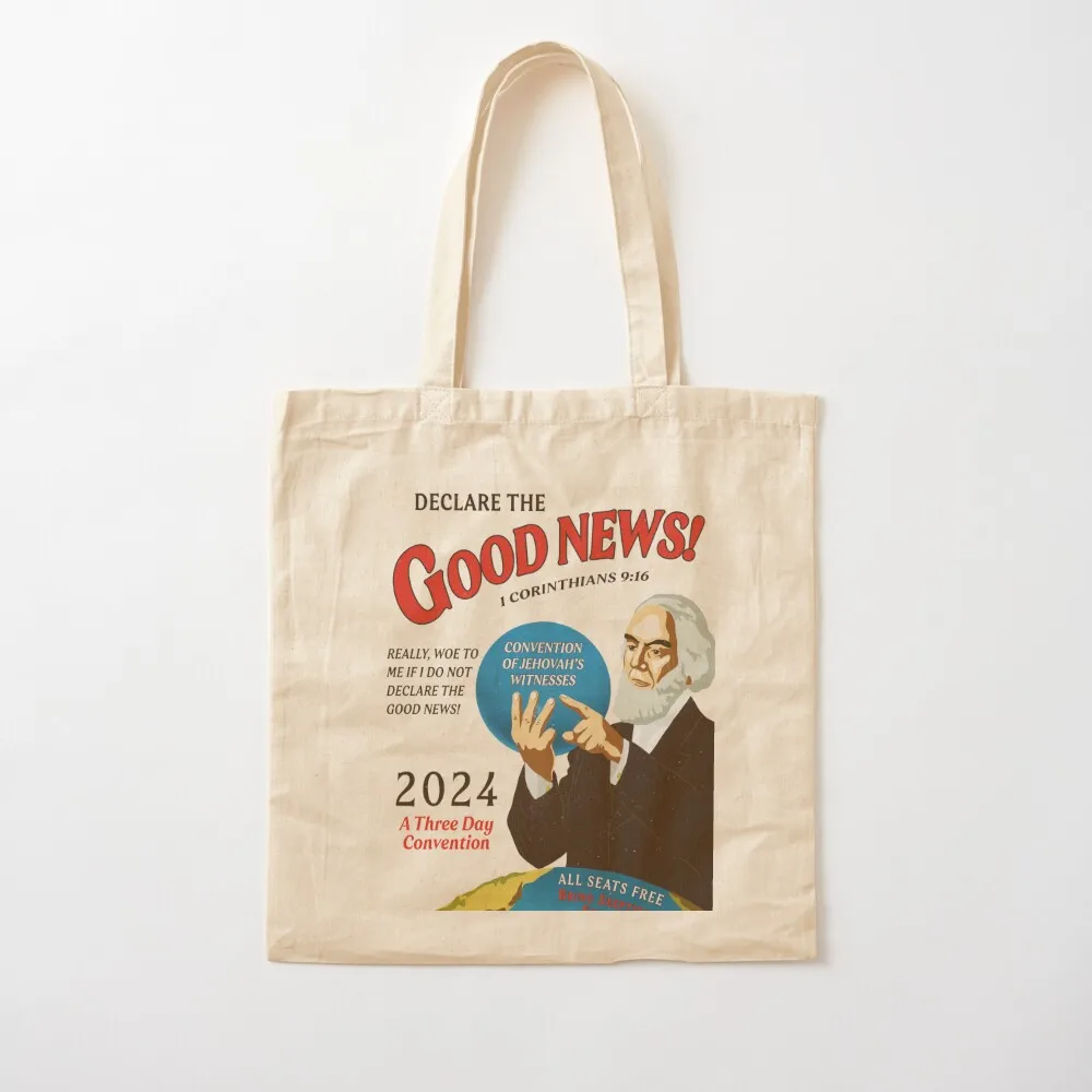 Declare the Good News! (Photo Drama of Creation Inspired) Tote Bag canvas tote bag Shopper eco bag folding