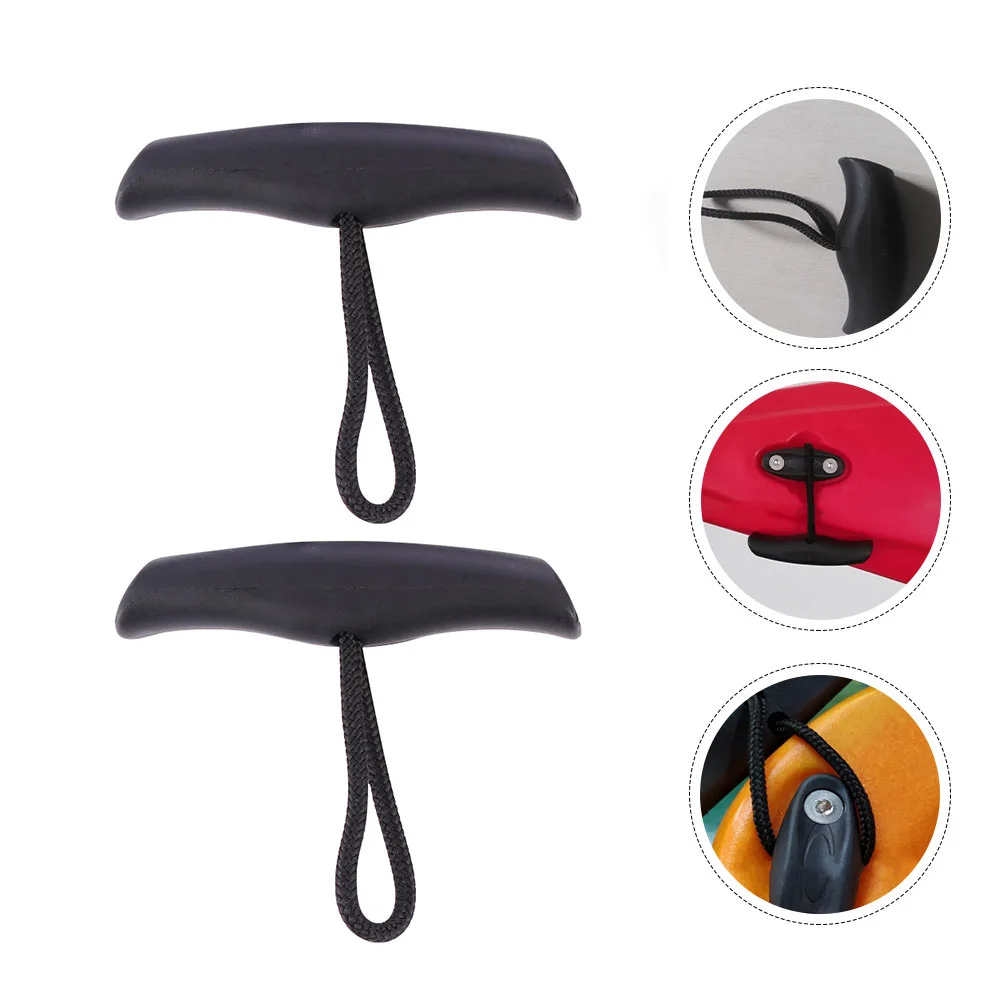 

2 Pcs Kayak Handle Pull T-Handle Replacement Side Mount Carry Marine 10cm Canoe
