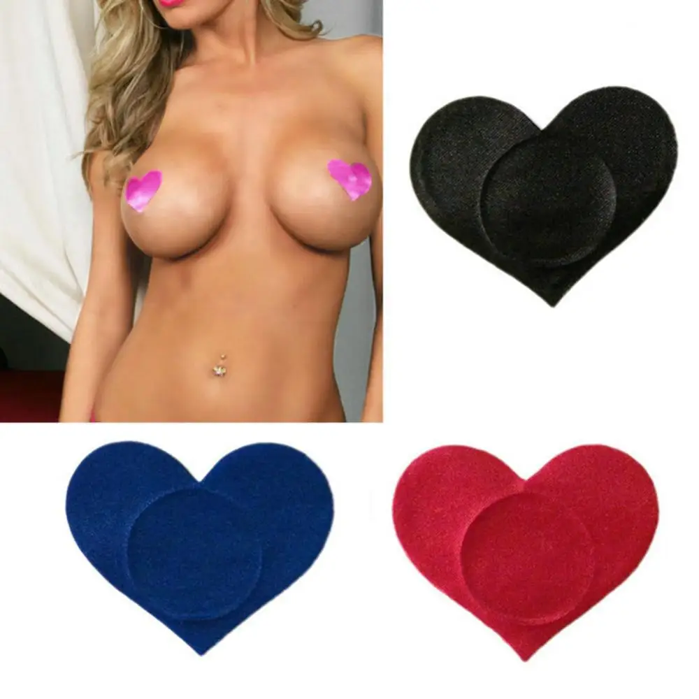 Mini Heart Nipple Covers Disposable Self-Adhesive Adult Women Sex Product Self-adhesive Chest Pad For Women Sexy Chest Stickers