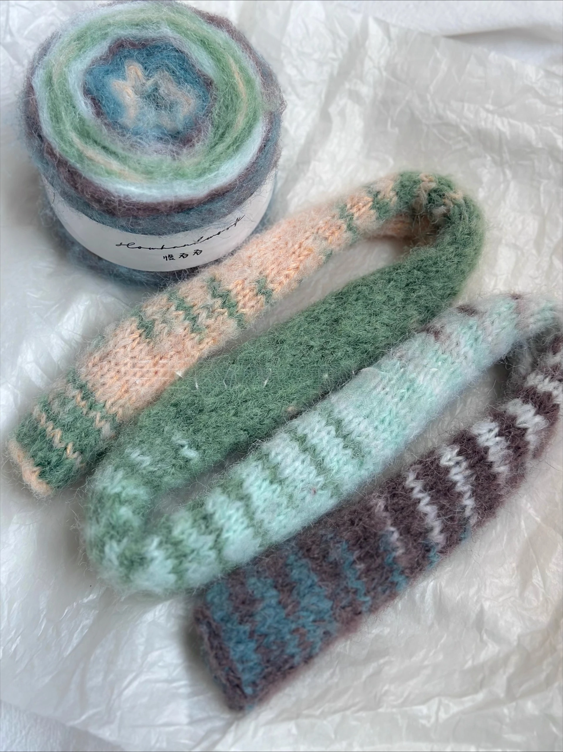 

100g Long Dyed Mohair Yarn, DIY Needle Scarves, Bags, Carpets, Gloves, Woven Chunky Yarn, High-end Knitting Yarn Crochet Thread