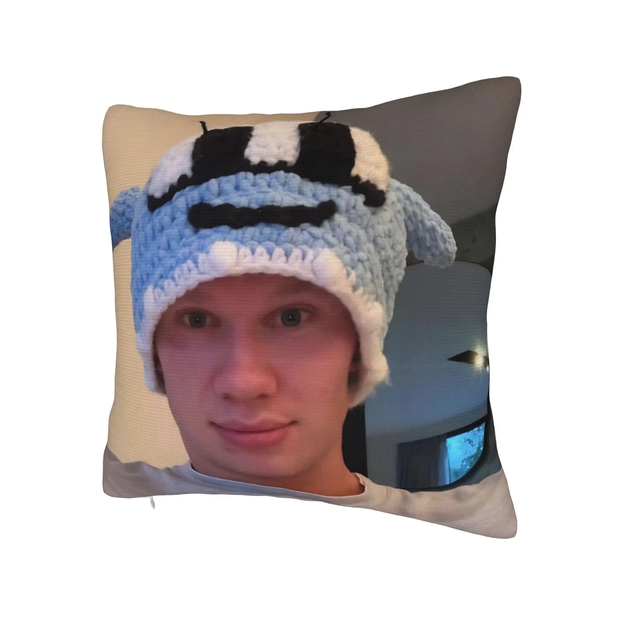 Haalands  Pillowcases Accessories Soft Cushion Cover Gift Football Throw Pillow Case Cover Seater Multi-Size