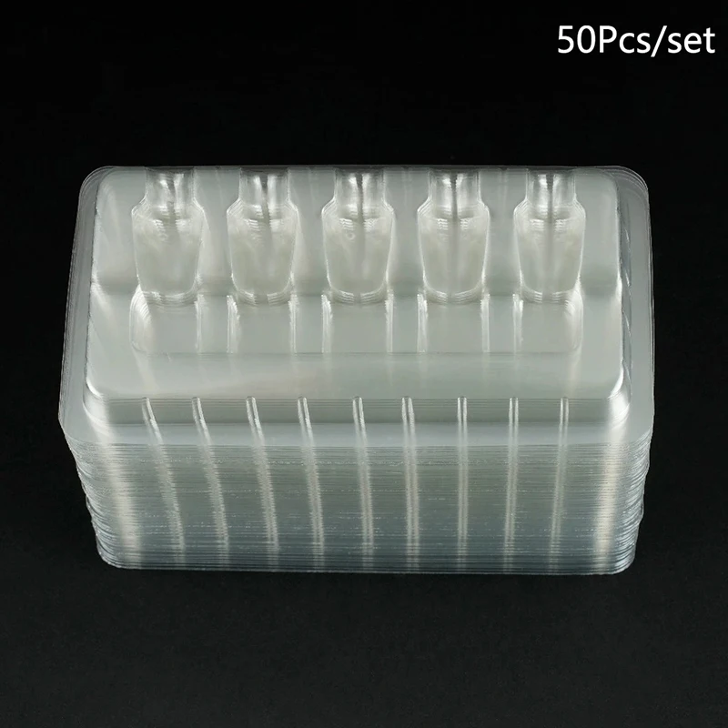

50Pcs/pack Tattoo Needle Tip Holders Disposable Plastic Portable Cartridge Needles Trays Tattoo Beginners Use Accessories