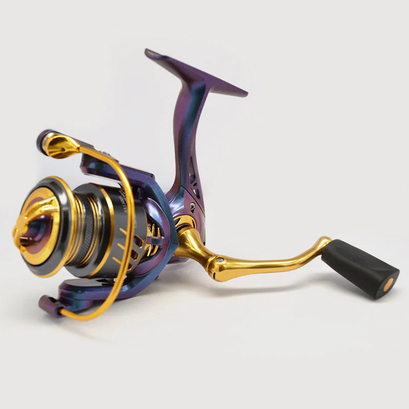 Metal Luya spinning wheel CNC fishing wheel fine carving far-casting fishing wheel micro-object