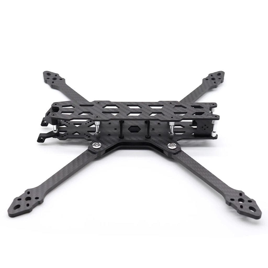 ShenStar LX-7 Folding 314mm Rack 5mm Arm Thickness Carbon Fiber RC Plane Frame for 7inch Propeller For DIY FPV Racing Quadcopter