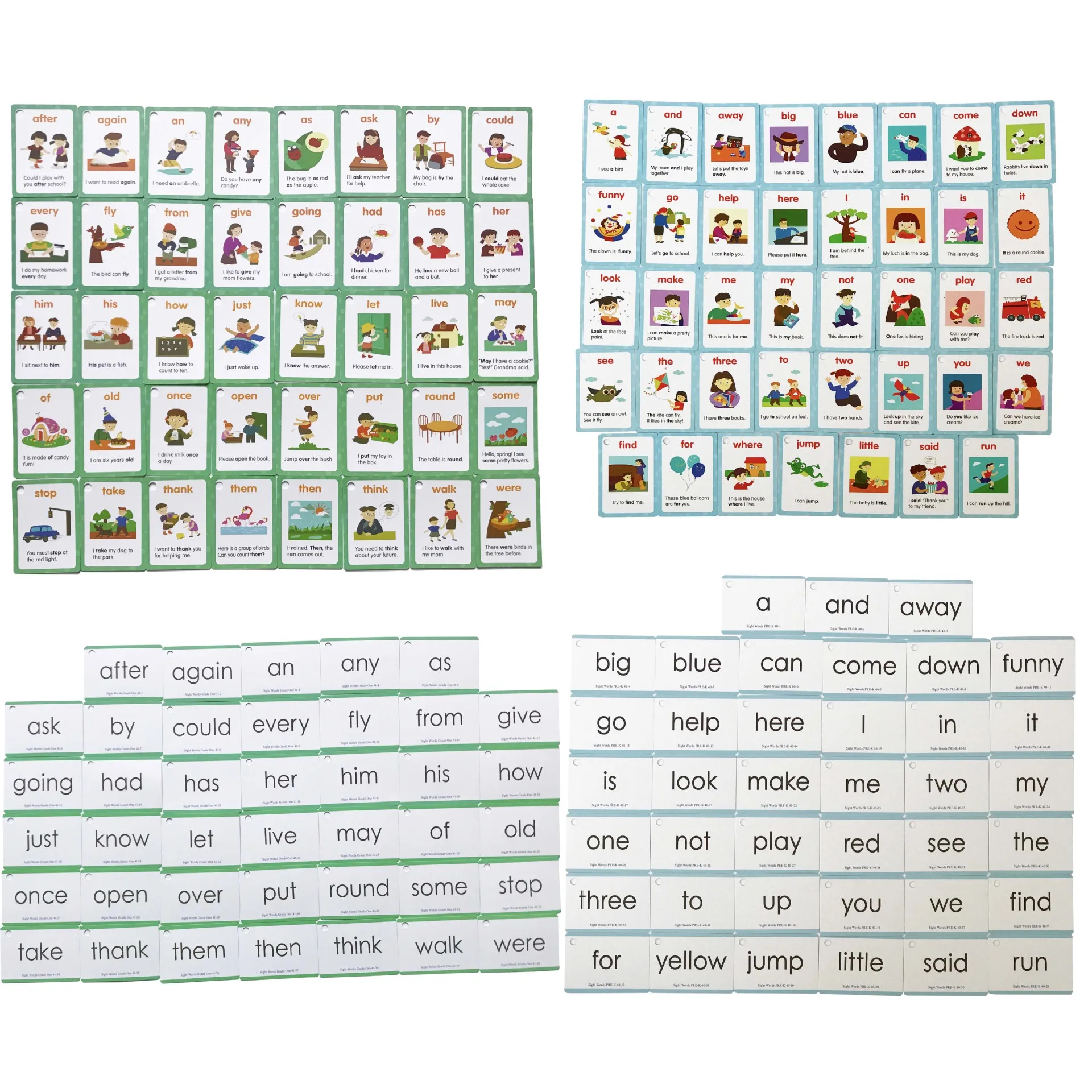 Cartes Dolch Sight GROFlash pour bébés et enfants, jouets anglais, étude du vocabulaire des morts élevés, cartes étanches, 220