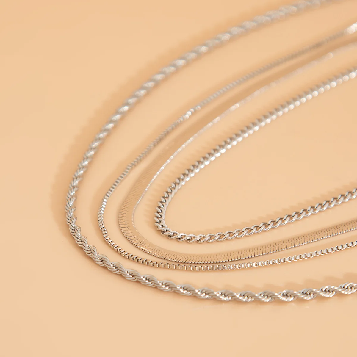 Retro Gold Color Metal Flat Snake Hollow Cross Chain Collarbone Necklace 2025 Layered Creative Girl Fashion Charm Jewelry Gift