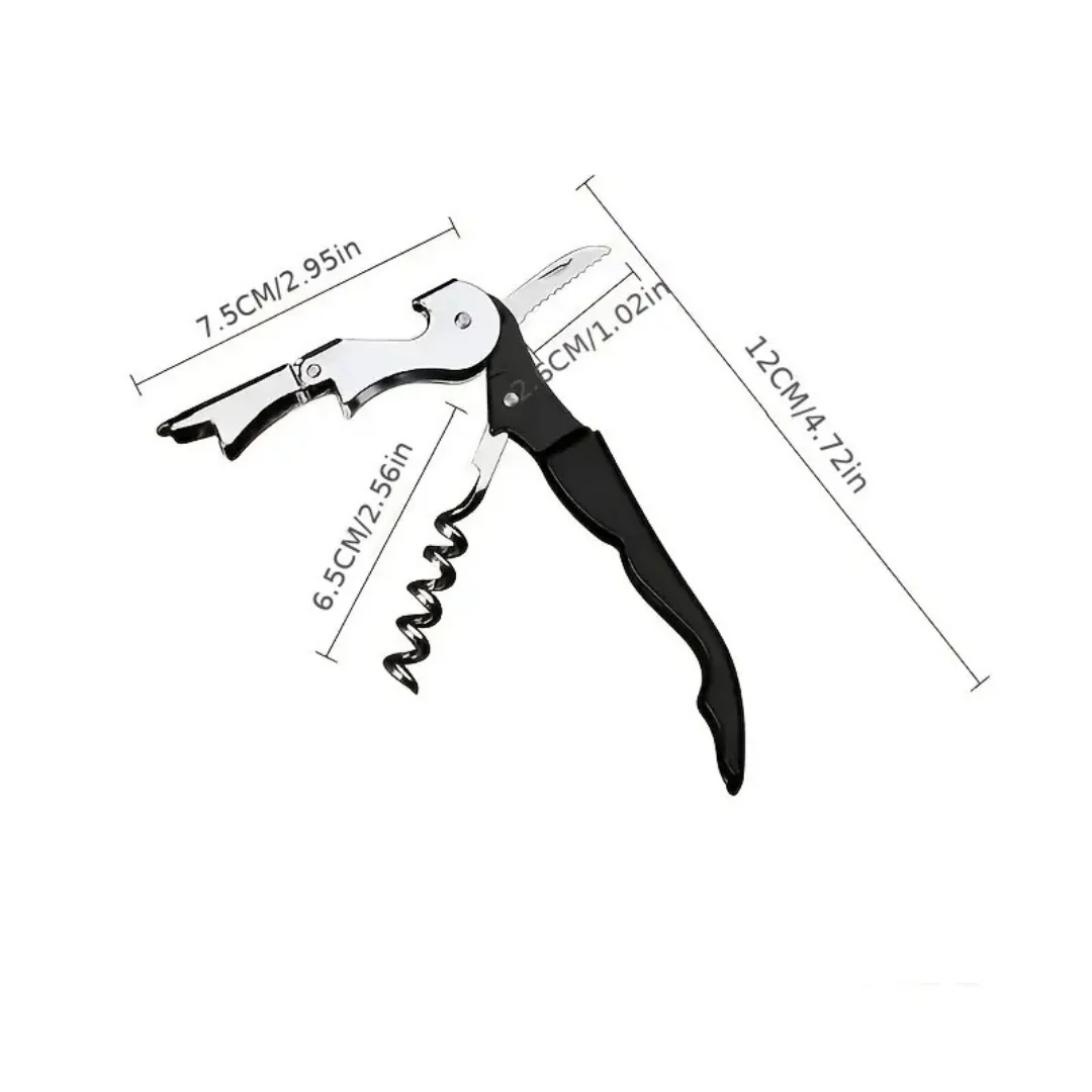Bottle Opener for Kitchen, Portable Beer Soda Can Opener Tool, Easy Grip Cap Remover for Home Bar Use