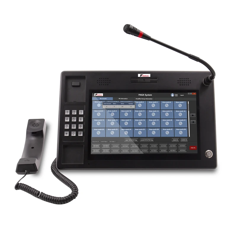 Hot-selling Control Room Operator Console Operator Workstation VoIP PA Telephone for PAGA System