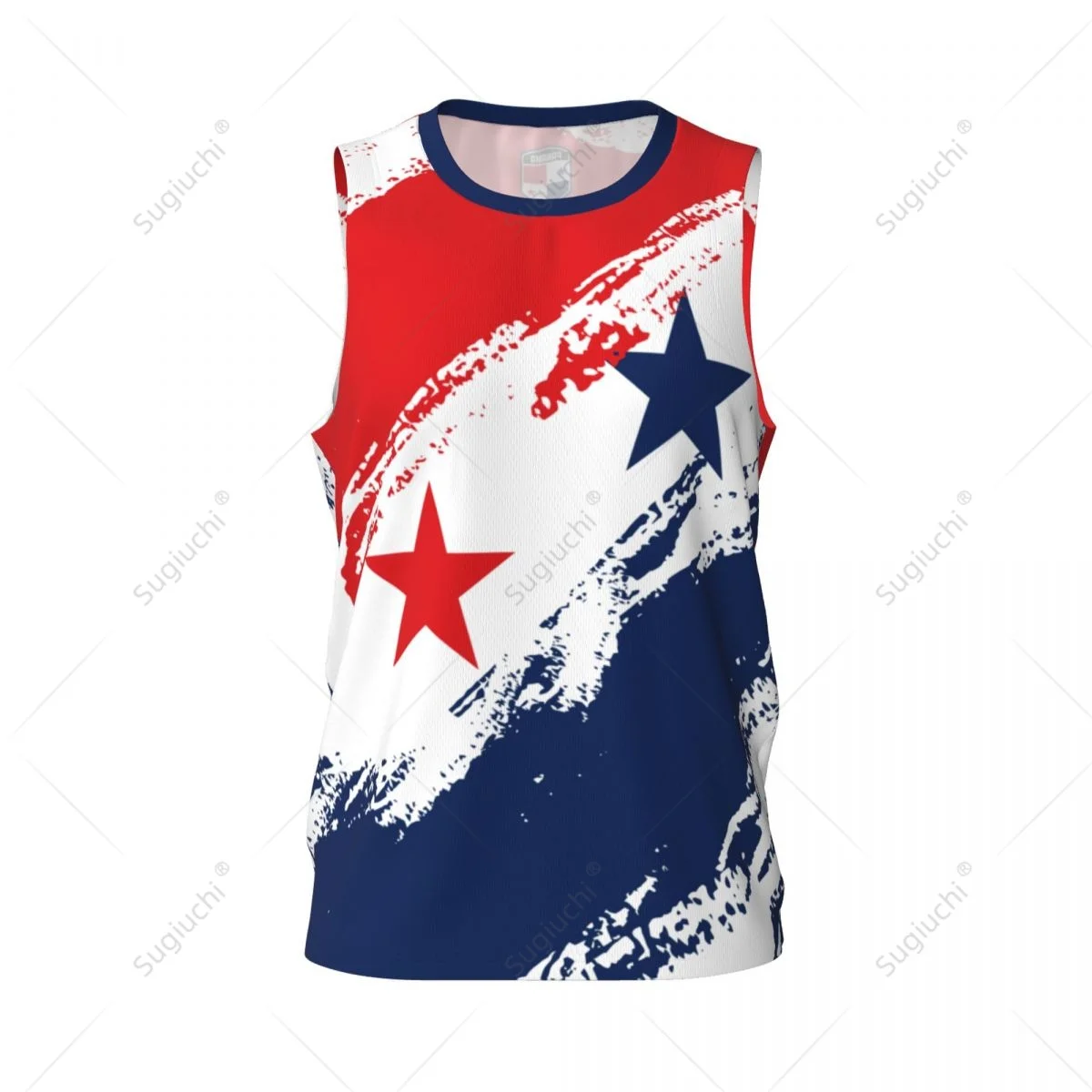 Men Basketball Sports Panama Flag Running Fitness Multifunction Jersey Sleeveless shirt Custom Name Nunber Exclusive