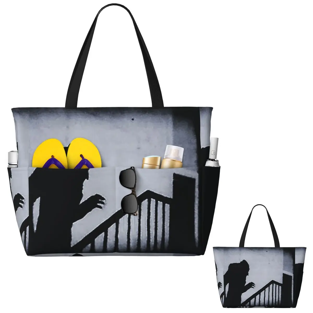 

Nosferatu Классическая пляжная сумка из фильма ужасов Спортивная сумка для занятий йогой в тренажерном зале Большая большая сумка Женская дорожная сумка Сумка для фитнеса