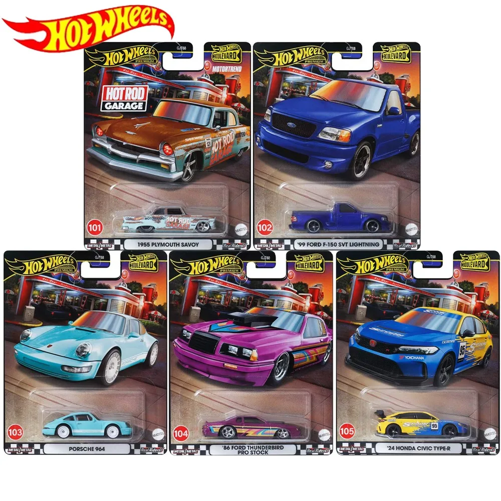 Hot Wheels Cars Boulevard Series MAZDA 323 GTR MERCEDES-BNES E 36 AMG 1:64 Diecast Vehicle Model Cars Toys Boys Gift